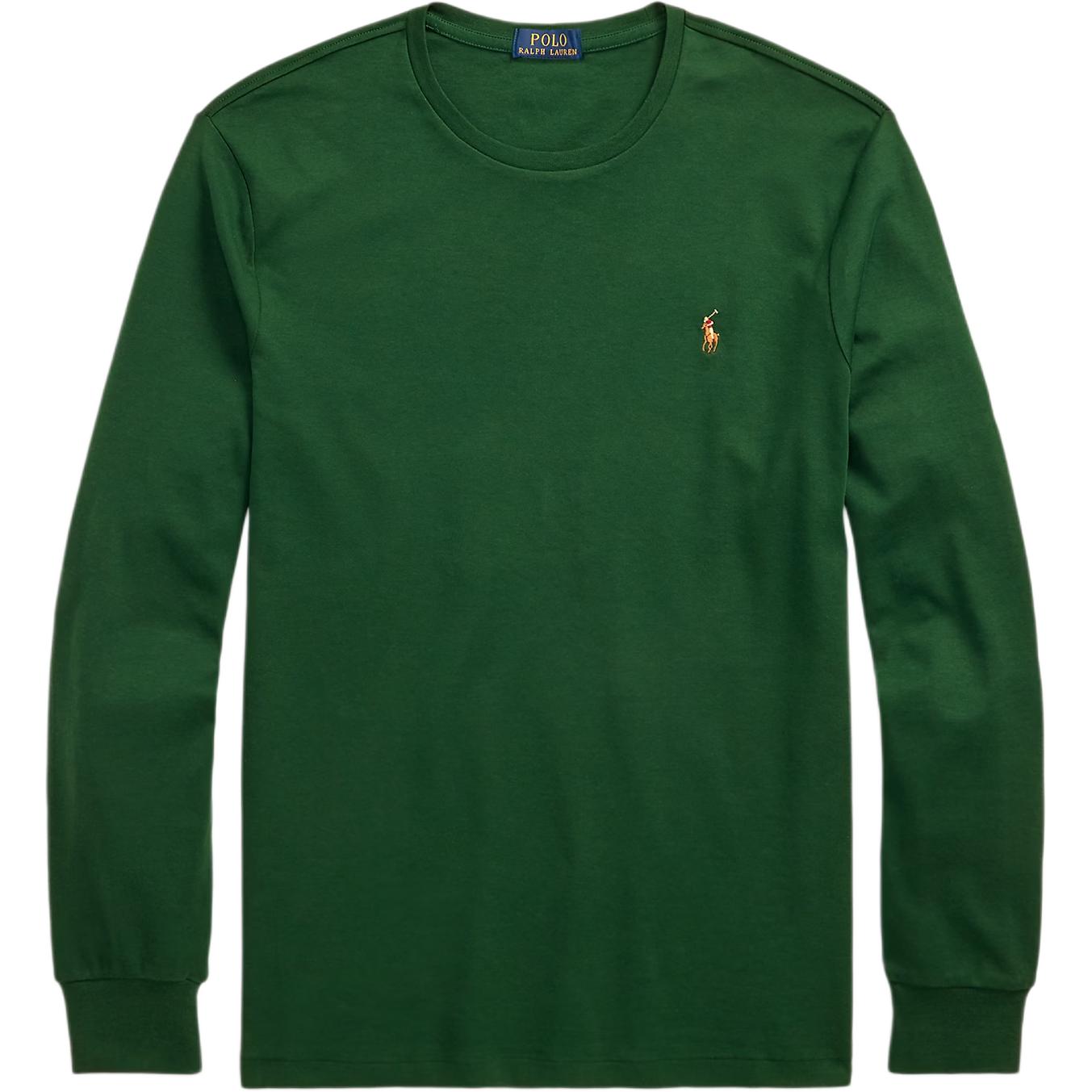 

Polo Ralph Lauren Классический крой Свободный Мягкий Хлопок Круглый вырез Длинный рукав Футболка Мужские топы 710767629-045 S
