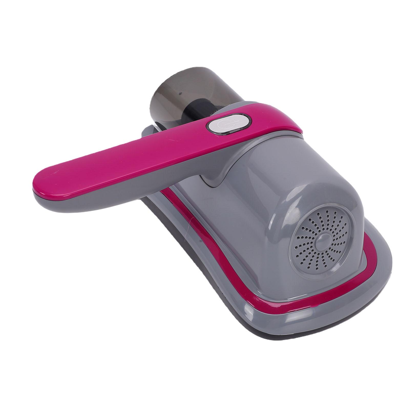 Mattress Vacuum Cleaner 8000PA Powerful Cordless Handheld Bed Vacuum Cleaner Gray Red