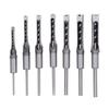 7pcs Sharp Cutting Edge Square Hole Drill Bit Bearing Steel Mortiser Drill Bit  Woodworking