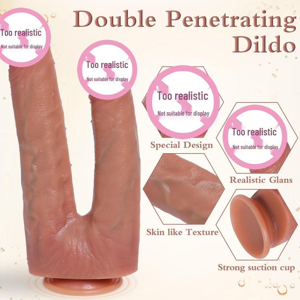 Silicone Double-Ended Dildo for Women – Soft, Realistic Adult Toy