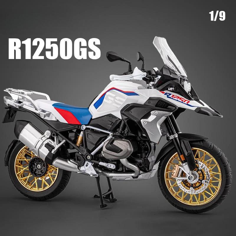 1:9 R1250Gs Adv Legering Spuitgieten Motorfiets Model Speelgoed Voertuig Collectie Geluid En Licht Off Road Motorfiets Speelgoed Auto
