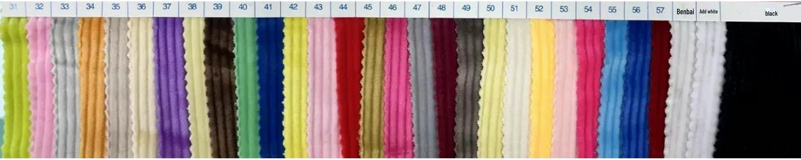 

Striped Crystal Spandex Plush Corduroy Fabric for Clothing & Toy Shoes