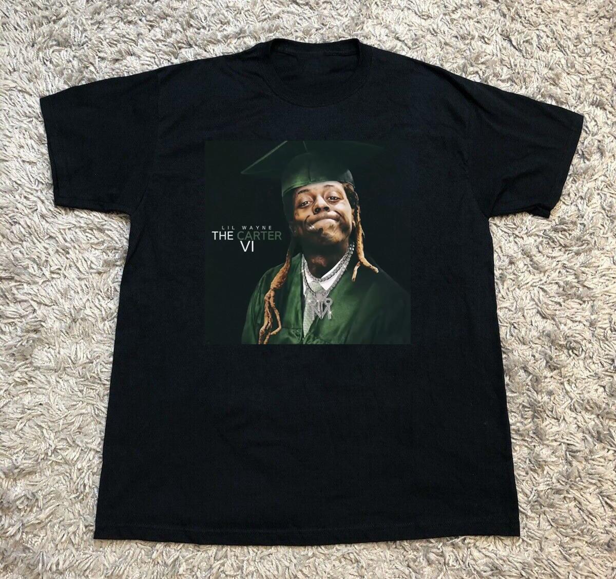 Trend Lil Wayne - The Carter VI Black Cotton All size S-5XL T-shirt OM97 M