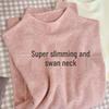 Women's Autumn/Winter 2026 Korean-Style Half-High Collar Thick Sweater: Versatile Inner and Outer Wear