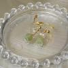 New Fashionable Commuter-style Hetian Jade Earrings for Women, Niche Design with a High-end Feel and Elegant Jade Jewelry, Including Drop Earrings