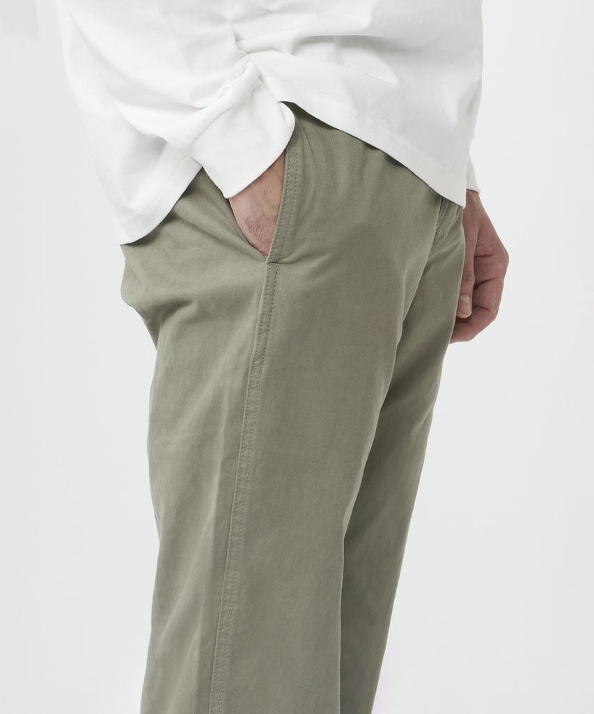 Geulamichi Nn Pants Crop Khaki Grey
