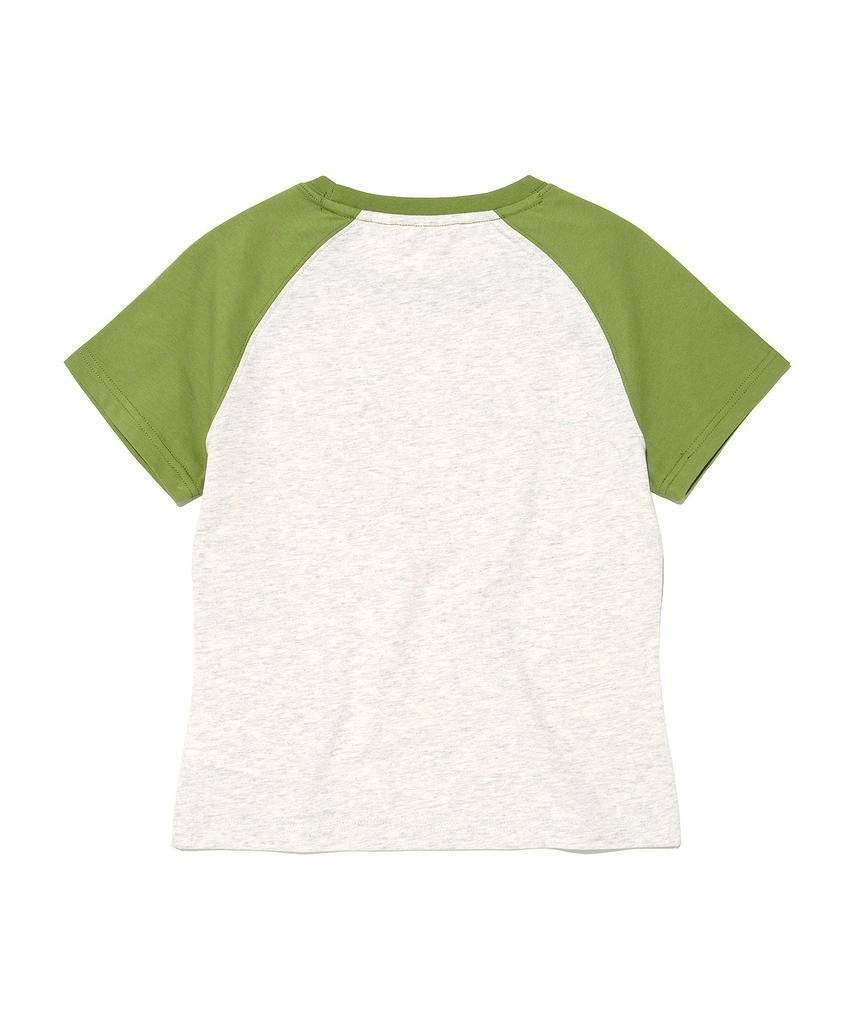 LEE Women Raglan Typo T-Shirt Oatmeal