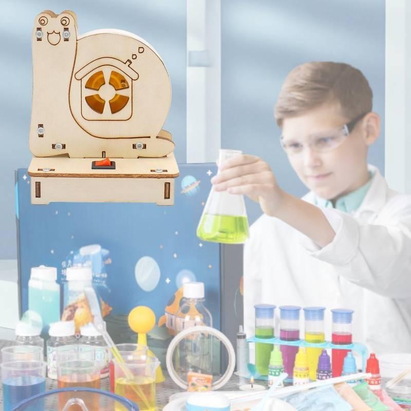 Kids Educational Diy Wood Air Suspended Ball Physics Science Experiment Toy