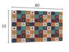 Placa protectora de cristal para vitrocerámica 80x52 Mosaico