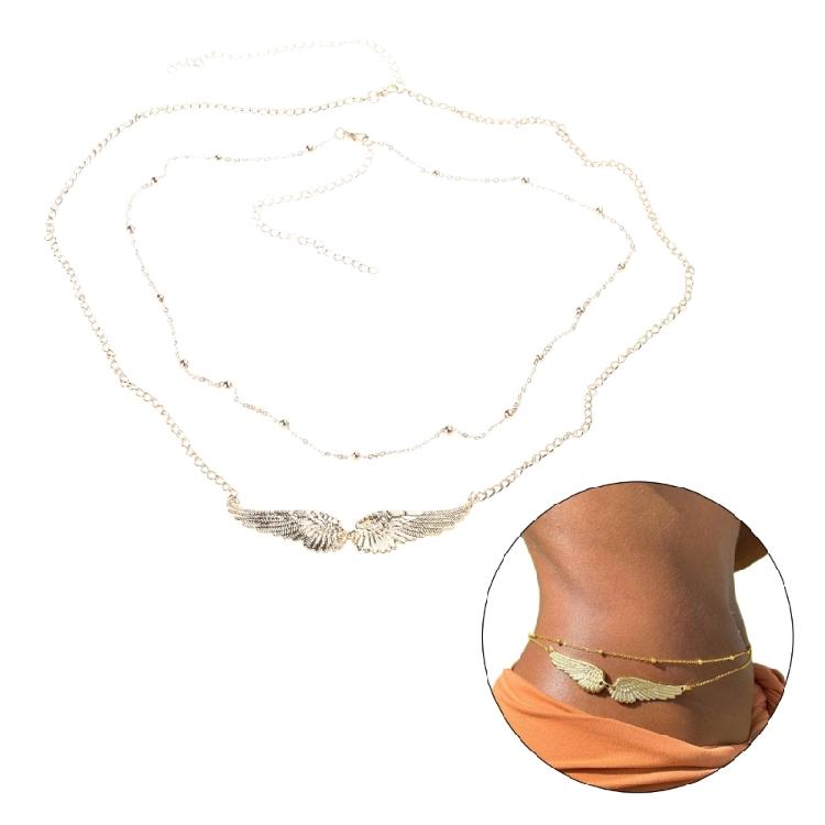 Belly Chain For Dress Carvings Waist Chain Wing Chain Belt Women Waist Chain