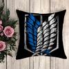 Anime Pillow Attack On Titan Cushion Covers for Bed Pillows Decorative Pillowcases  Fall Decor Pilow Cases Pillowcase
