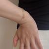 14k Double Chain Half Clip Bracelet