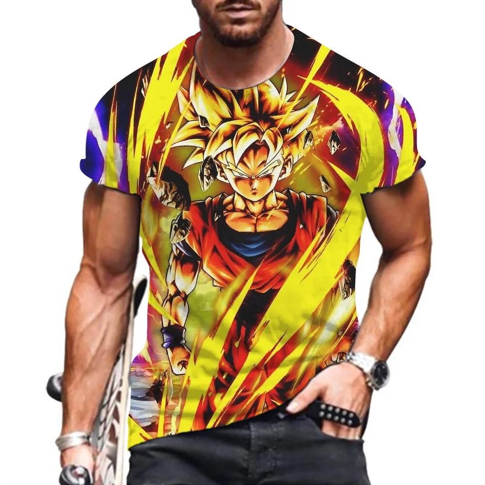 Dragon Ball Tshirt Clothes Kakarot Goku Super Saiyan Vegeta Fashion Streetwear