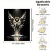 Angel of Death Muster Flanell bedruckte Decke geeignet für alle Jahreszeiten geeignet für Wohnzimmer Büro Sofa und Reisen