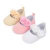 New Lace Flower Velcro Baby Shoes - Soft Sole Princess Walker