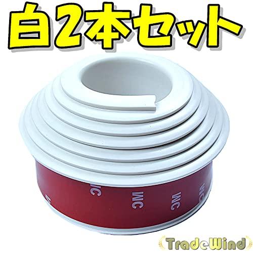 [TradeWind] Fender Guard, Fender Molding, Over Fender, Fender Arch Molding, Flare Molding, Scratch Prevention, Car, Width 3.8cm, Length 1.5m, Set