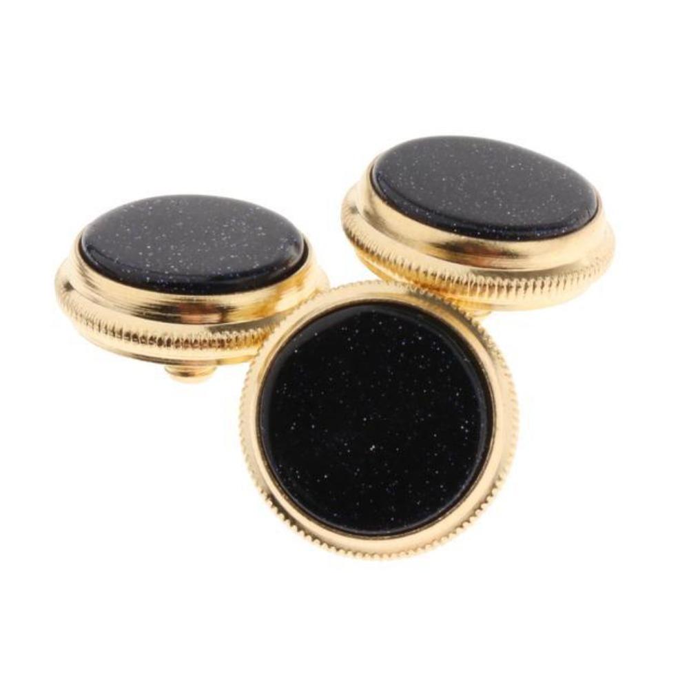 New 3pcs/set Trumpet Valve Cap Metal Shell Trumpet Cover Buttons replacement Trumpet Finger Buttons Musical Instruments