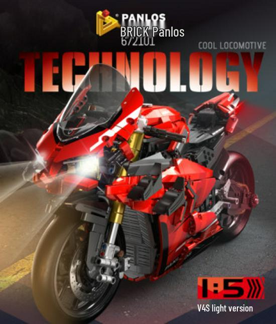 Dukadi Baoma Motorcycle Model Building Blocks - 1:5 & 1:8 Scale Toy for Boys