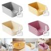 Cat Toilet Pet Sand Box, Anti Splashing Bedpan Supplies High Sided,