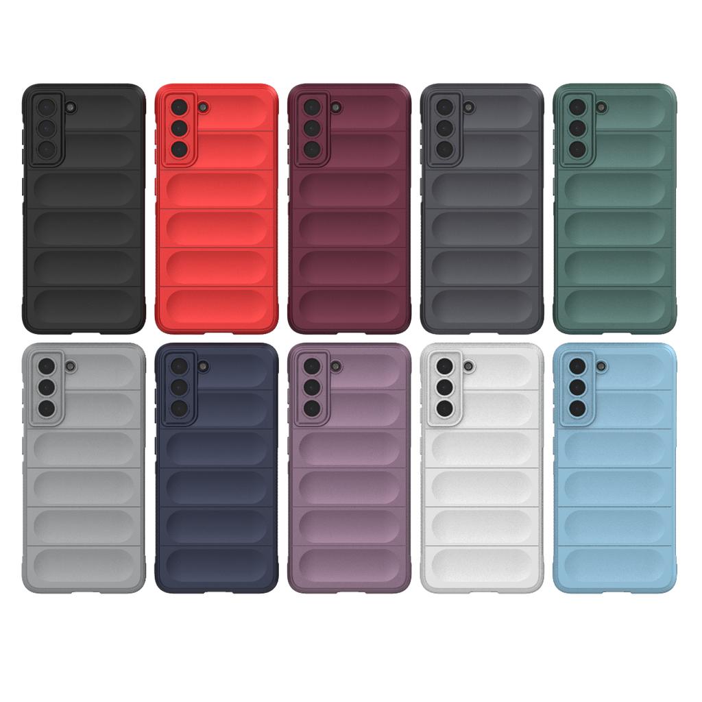 Shockproof Case For Samsung Galaxy S23 Ultra 5G Silky Touch Rugged Shield Silicone Soft Cover Cases For Samsung S21 FE S22+