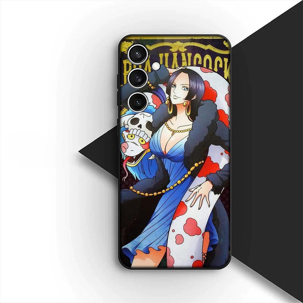 Cover for Samsung Galaxy S10 S8 S9 Plus A33 A34 A31 70 A71 A72 Note 20 9 8 S10E Casing Phone Case Boa Hancock One Luffy Pieces