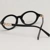 [Gucci] Eyeglass Frames GG2153O 001 Oval Horn-rimmed Glasses for Women and Men Daily
