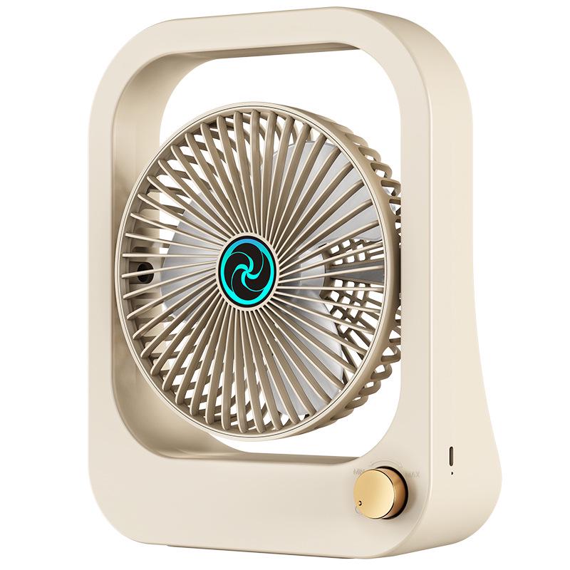 

USB Desktop Circulating Fan for Home, Office, or Dorm with Stepless Speed Control 20.5*8*26cm брудно-білий