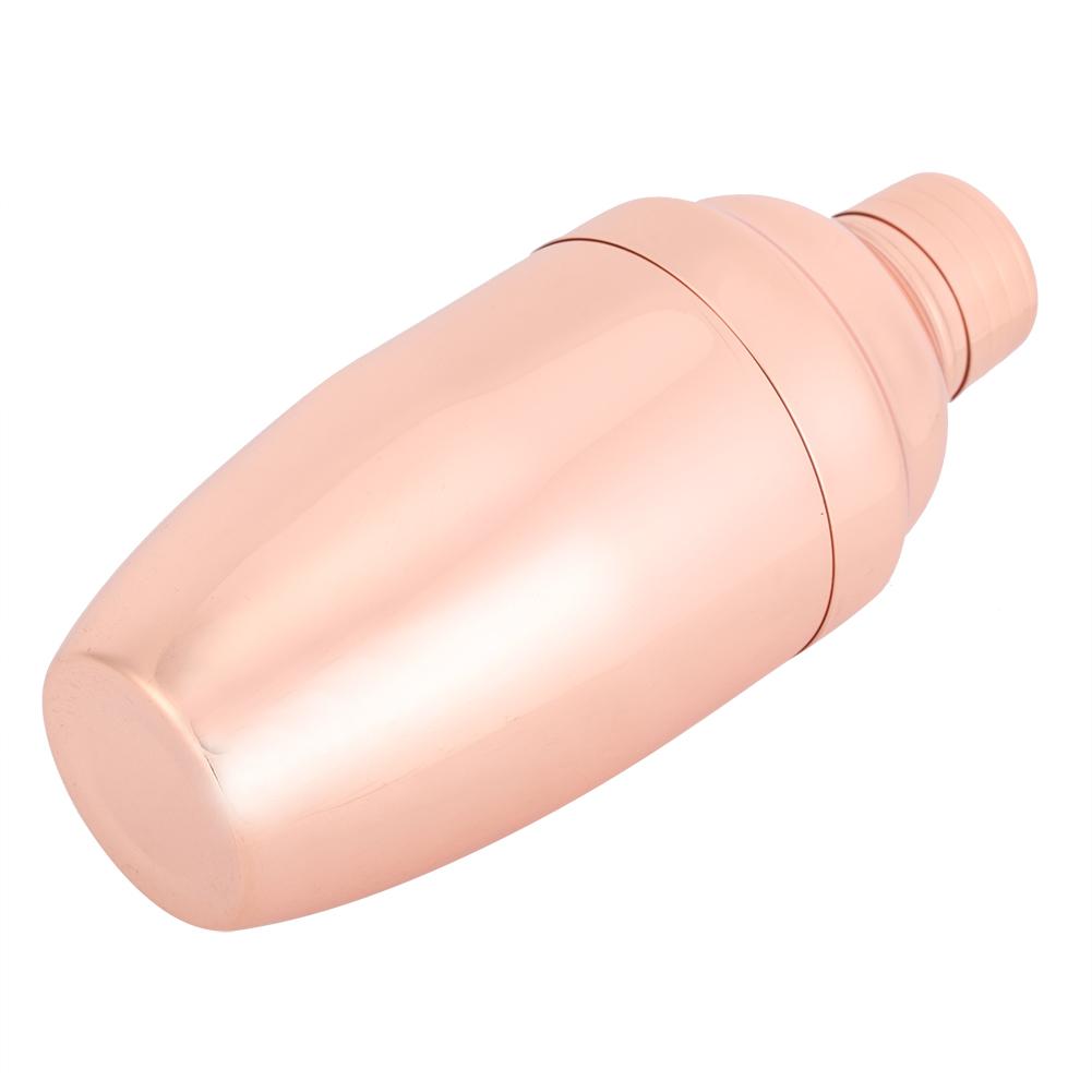 Elegante Coctelera Manual de Acero Inoxidable para Agitar, Herramienta de Bar, Suministros, Accesorios, Oro Rosa