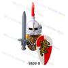 Hochwertige Mittelalterliche Fantasy-Kreatur Hochwertige Ritter Hochwertige Figuren Hochwertiges Gebäude Hochwertige Bausteine Hochwertige Römisches Heer