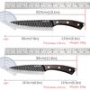 Professional Kitchen Knives Cooking Bread Knife Steak Knife Family Dinner Knife Wooden Kitchen Sharp Stainless Steel Cutting Knife