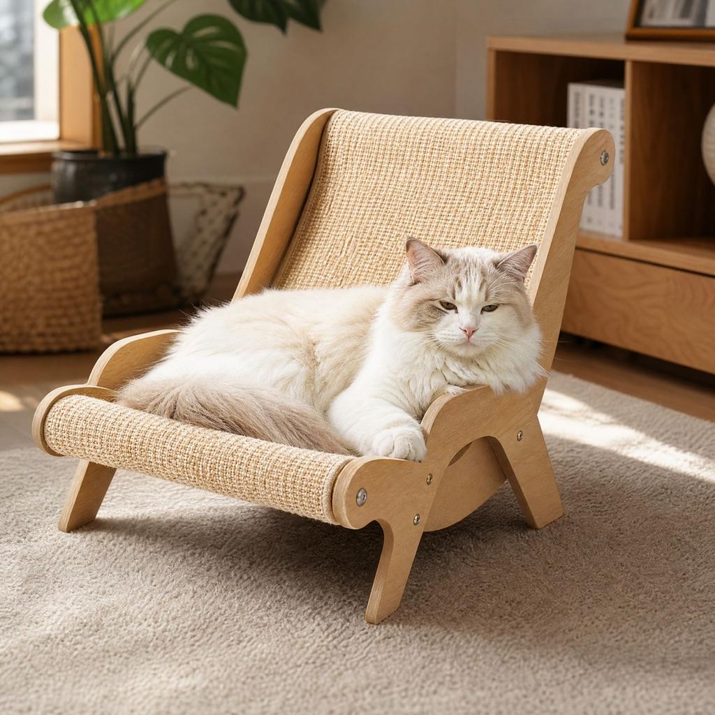 Scratching Chair for Indoor Cats and to Scratch, Play and Rest
