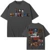 Trendy The Weeknd Hurry Up Tomorrow Double Sided Print Graphic 2026 Spring Summer Men Women Short Sleeve Top Gothic Hot Sale