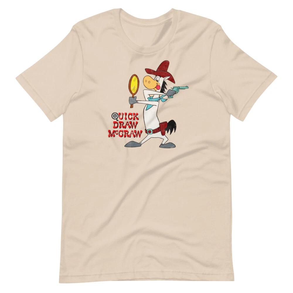 QUICK DRAW MCGRAW Artwork Graphic Tee Shirt Unisex t-shirt XXL