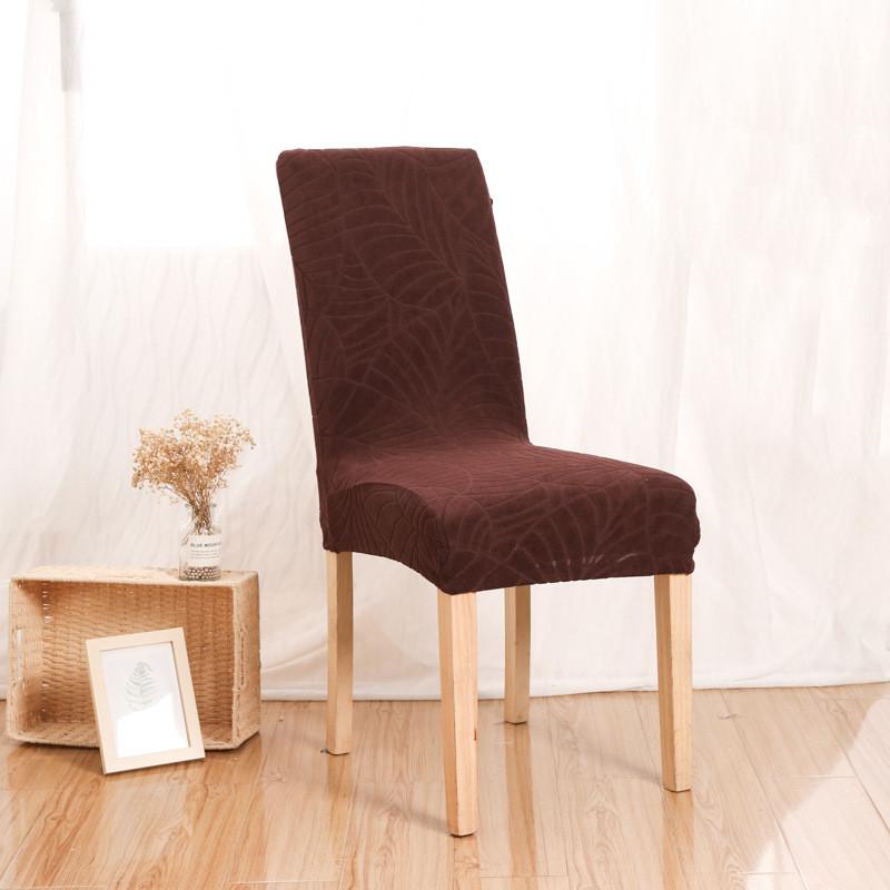 Thick Leaf Jacquard Elastic Chair Cover European and American Style Household Jacquard Chair Cover