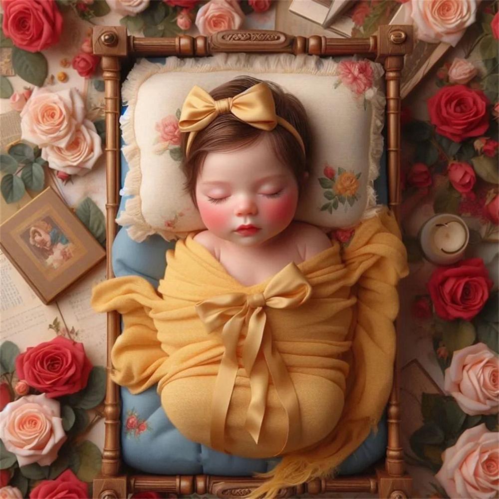 Disney Cartoon 5D Diamond Painting Full of Diamonds DIY Hand-applied Diamond Painting Princess Series Decorative Painting Kit