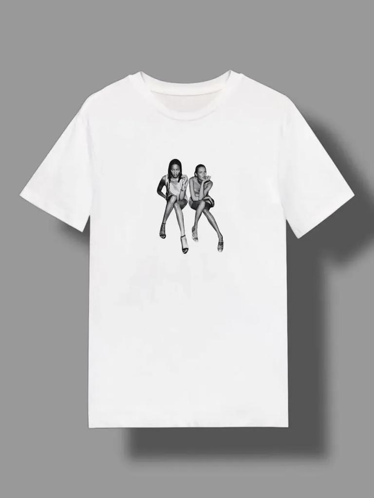 T-shirt with Y2k Sk8 Print
