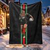 South Sydney Rabbitohs Pattern Blanket for Home Decoration, Bed, Sofa, Car Travel, Camping, Suitable for All Seasons, Birthday Christmas Gift