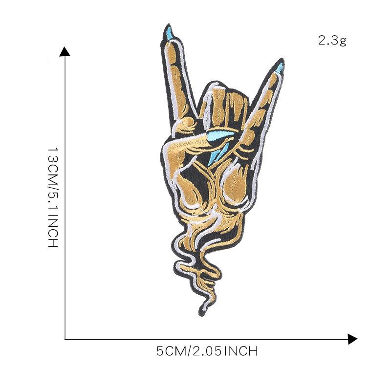 Embroidery Cloth Sticker Cartoon Embroidery Patch Sticker One Size жёлтый