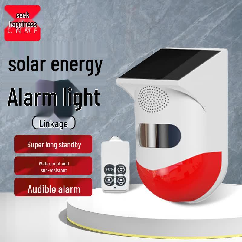 Moufu Solar Powered Animal Repellent & Security Alarm
