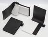 3 Mecha Japan Clear Pen Mechanical Recycled Cowhide Leather Mini Notebook Cover (2-Color + Pencil) Set, Pink, T23-LS022P-B-CL3M-P
