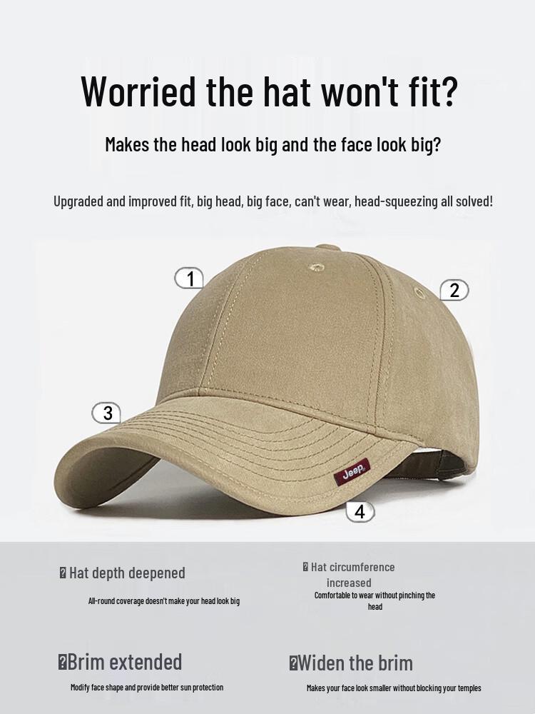 Jeep Cappellino da Baseball in Cotone Unisex