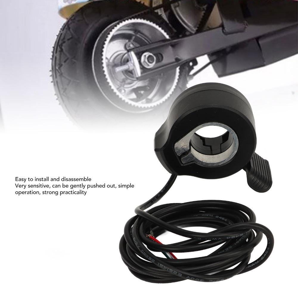 22 mm Finger Throttle Accelerator ABS Electric Scooter Thumb Throttle for 130X E-Bike Application