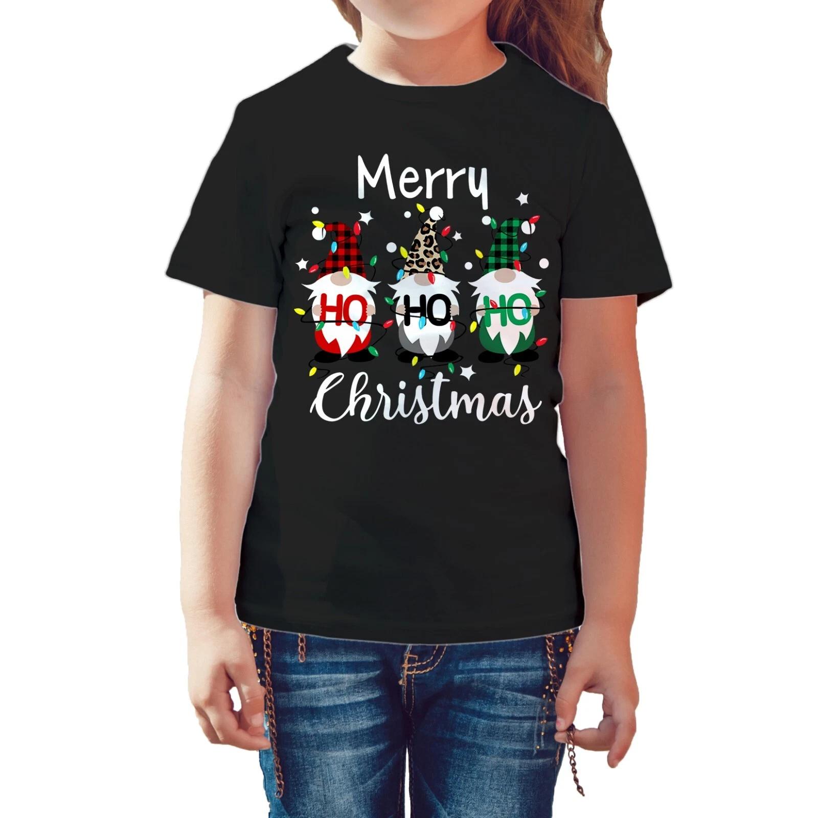 Christmas Elfs Meme Merry Ho Ho Ho Funny Cute Xmas Family Official Kids T-Shirt 140