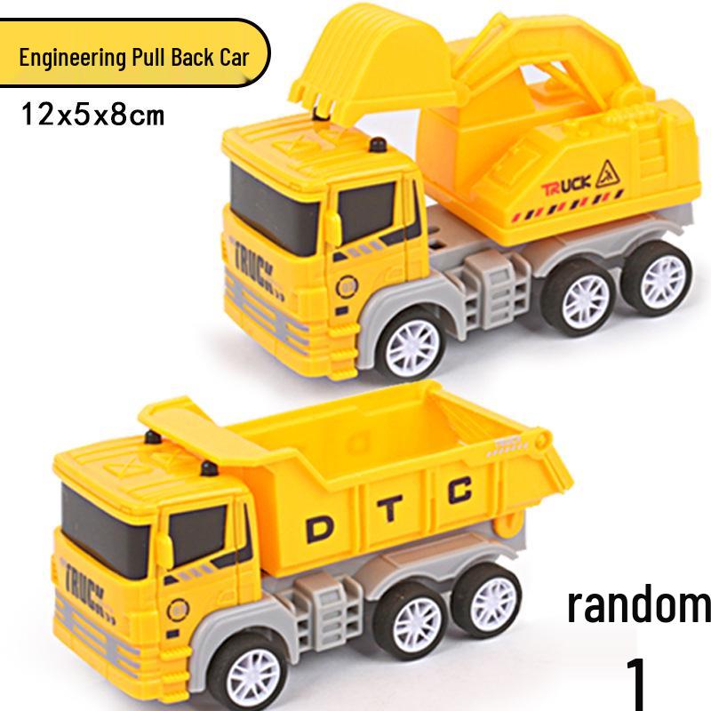 Kids' Inertial Excavator Toy Car: Off-Road Vehicle for Boys, Perfect for Small Gifts and Night Markets