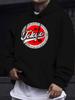 Men'S Casual All-Match Style Fashion Hoodie, New Unique Design, Tokyo Theme Print Retro Style with Eye-Catching Background Pattern - Casual Pullover,