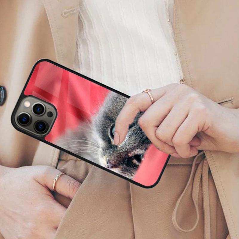 Cute Cat Animal Magnetic Phone Case For APPLE iPhone 17 Air 16 14 13 12 Pro Max 15 Plus Wireless Charge With MagSafe Cover