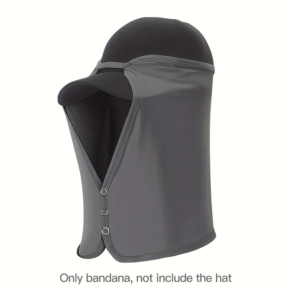 Quick-Dry Face Adjustable Sunshade Hat Curtain- Lightweight Travel for Biking, Golfing, Fishing, Outdoor Sports Adjustable Headwear