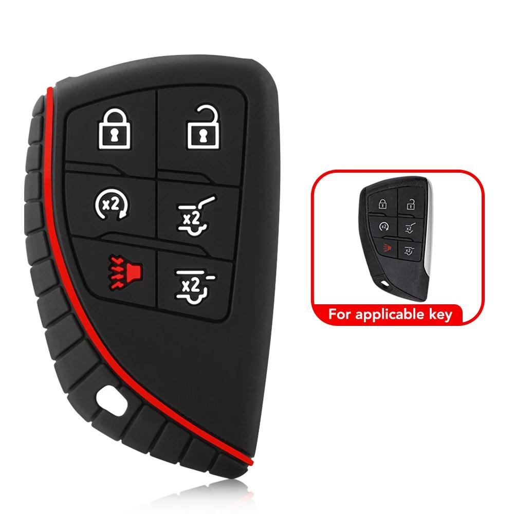 Key Fob Cover For Chevrolet For Chevy Silverado 1500 For Gmc Sierra 1500 For Silverado Sierra 2500Hd 3500Hd