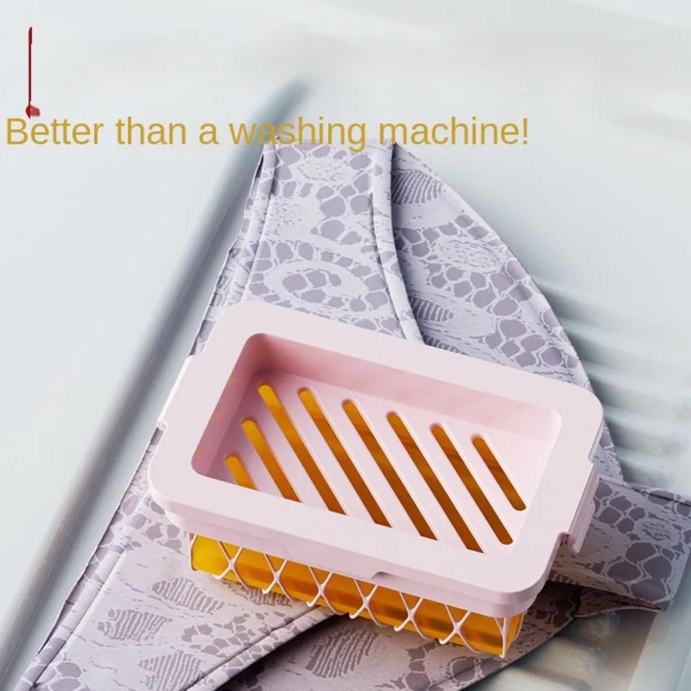 10Pcs High Elastic Mesh Soap Foaming Box Multi-functional Laundry Hand Rub Foaming Household Non-slip Drain Storage