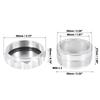 2pc 2" Aluminium Alloy Weld On Filler Neck And Cap Oil, Fuel, Water Tank Silver